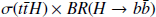 $\sigma (t\bar tH) \times BR(H \to b\bar b)$