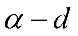 $\alpha - d$